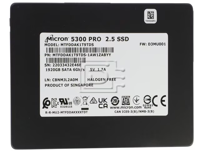 micron 5300 pro 1.92tb sata iii 6gb/s 2.5 inch enterprise ssd micron 5300 pro 1.92tb sata iii 6gb/s 2.5 inch enterprise ssd