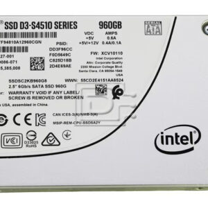 Home Original intel d3 s4510 960gb sata 6gb/s 2.5 inch solid state drive