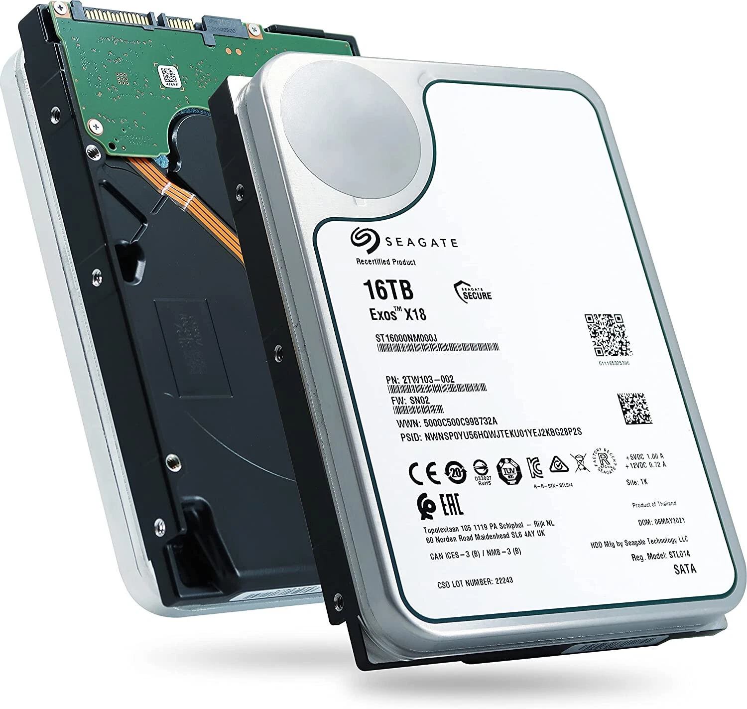 seagate exos x18 16tb 7200rpm sata enterprise hard drive seagate exos x18 16tb 7200rpm sata enterprise hard drive