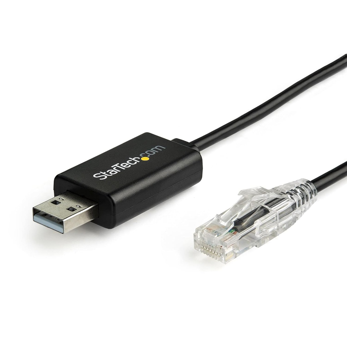 StarTech ICUSBROLLOVR USB to RJ45 rollover console cable for Cisco routers and switches